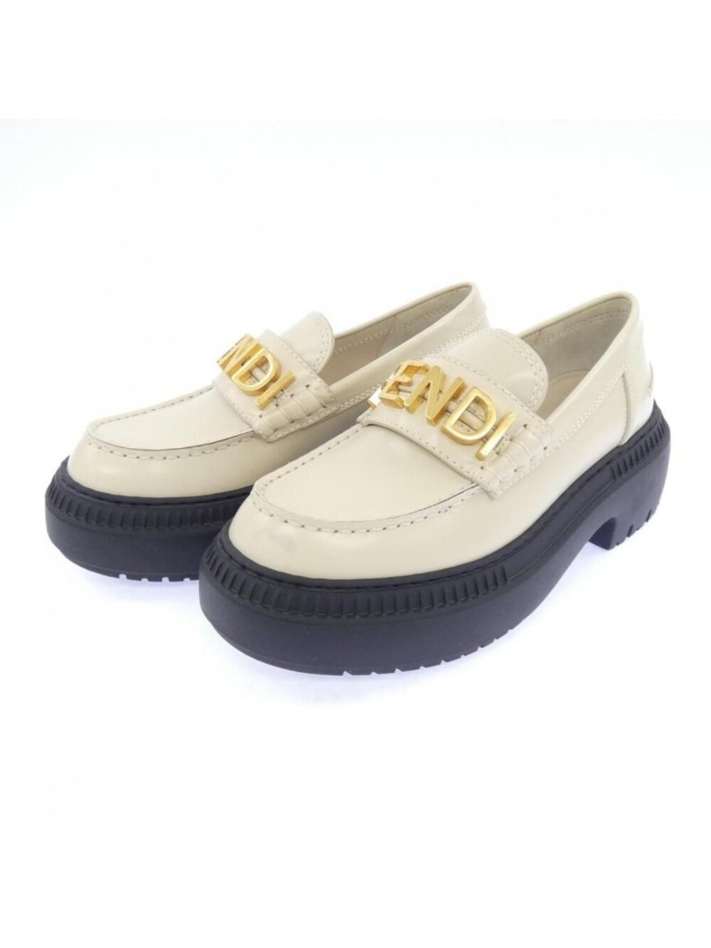 Fendi Shoes Loafers Beige - Picture 3 of 6